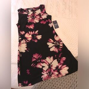New CHAPS Floral Shift Dress sz M